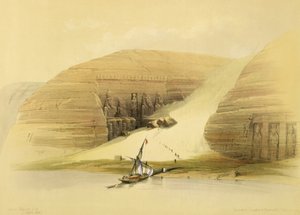 Opgegraven Tempel van Abu Simbel, uit Egypte en Nubië, Vol.1